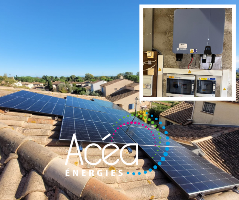 Installation de panneaux photovoltaïques de 3 kWc à Saint Jean de Védas, près de Montpellier, en autoconsommation