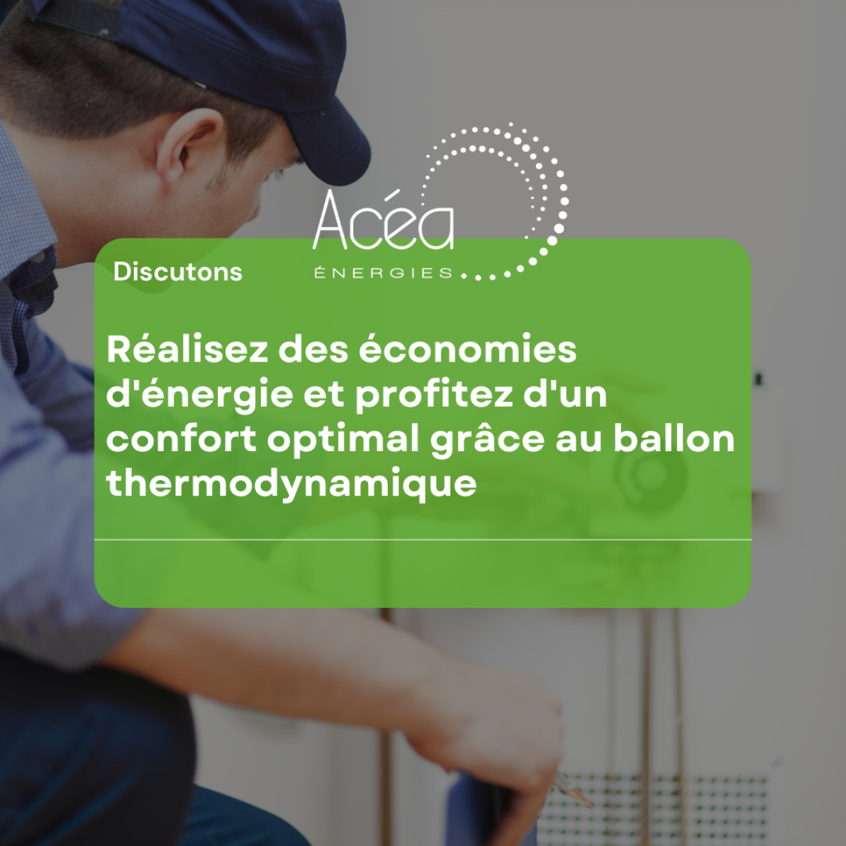 Ballon thermodynamique THERMOR installé dans une maison à Béziers