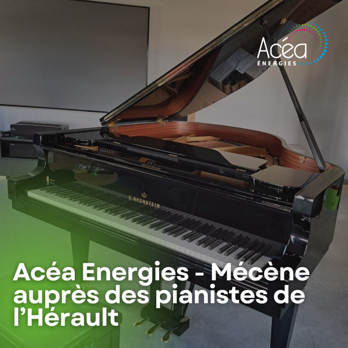 Acea Energies - Mécène auprès des pianistes de l’Hérault
